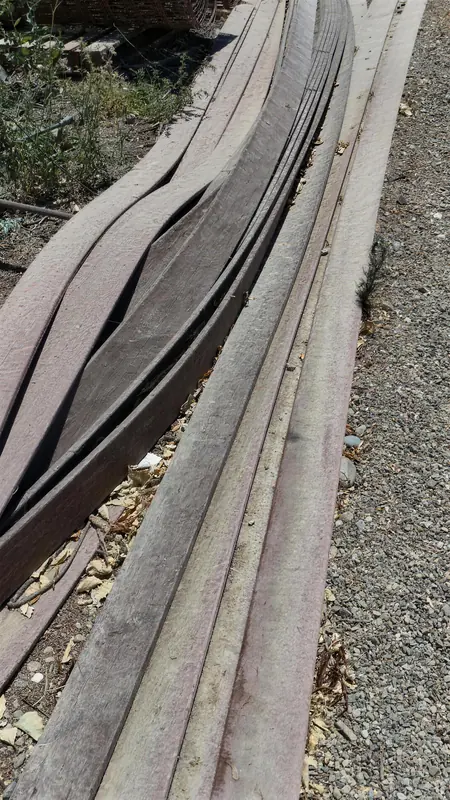 Flexible bender board and landscape edging materials stocked in various lengths for clean, professional border installations.
