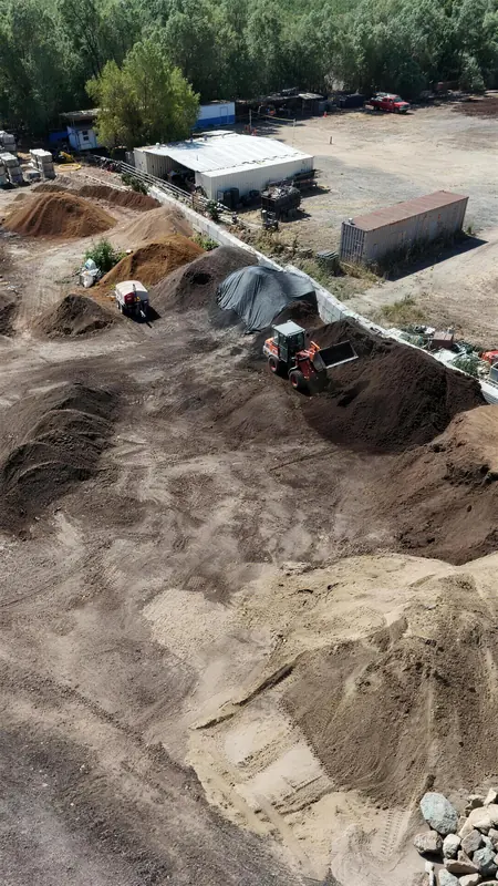 Daily operations at Golden Valley Materials — machinery at work, materials organized, and a team ready to serve.